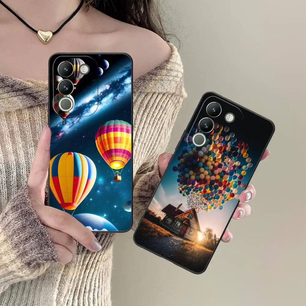 Фото Чехол для телефона с изображением воздушного шара для VIVO Y77 76 75 74 73 72 58 56 55 51 50 38 36 Y19 Y18 Y03 Y01 5G, мягкий противоударный чехол из ТПУ №5