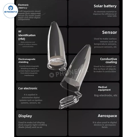 MECHANIC NANO20 Nano Conductive Silver Paste для IPhone Android Экраны телефона Схема Гибкий ремонт ITO Ремонт цепи мягкого экрана