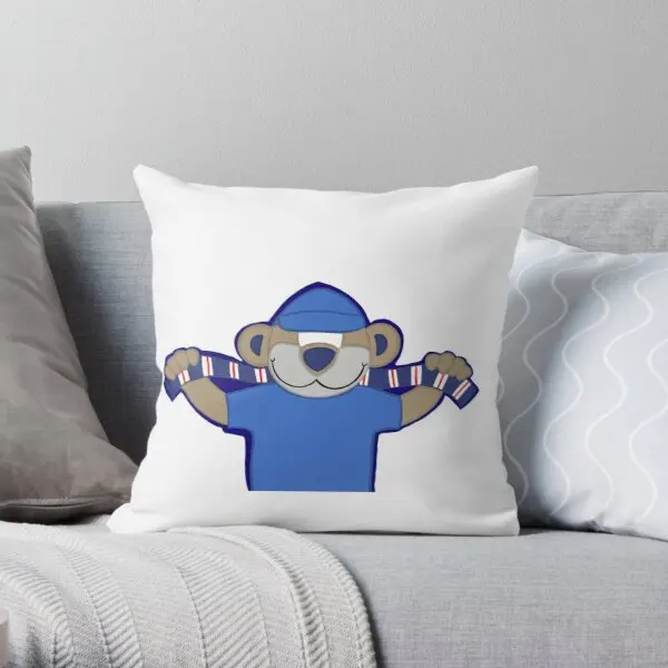

Rangers Bear Printing Throw Pillow Cover Home Case Anime Sofa Bedroom Hotel Bed Fashion Soft Office Pillows not include