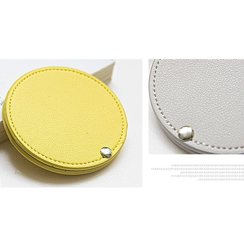 1 шт. карманное мини-зеркало для макияжа из нержавеющей стали