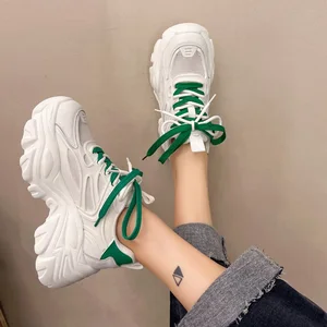 Women Platform Sneakers Spring Sports Casual Vulcanized Shoes Ladies Fashion Chunky Sneakers Breatha