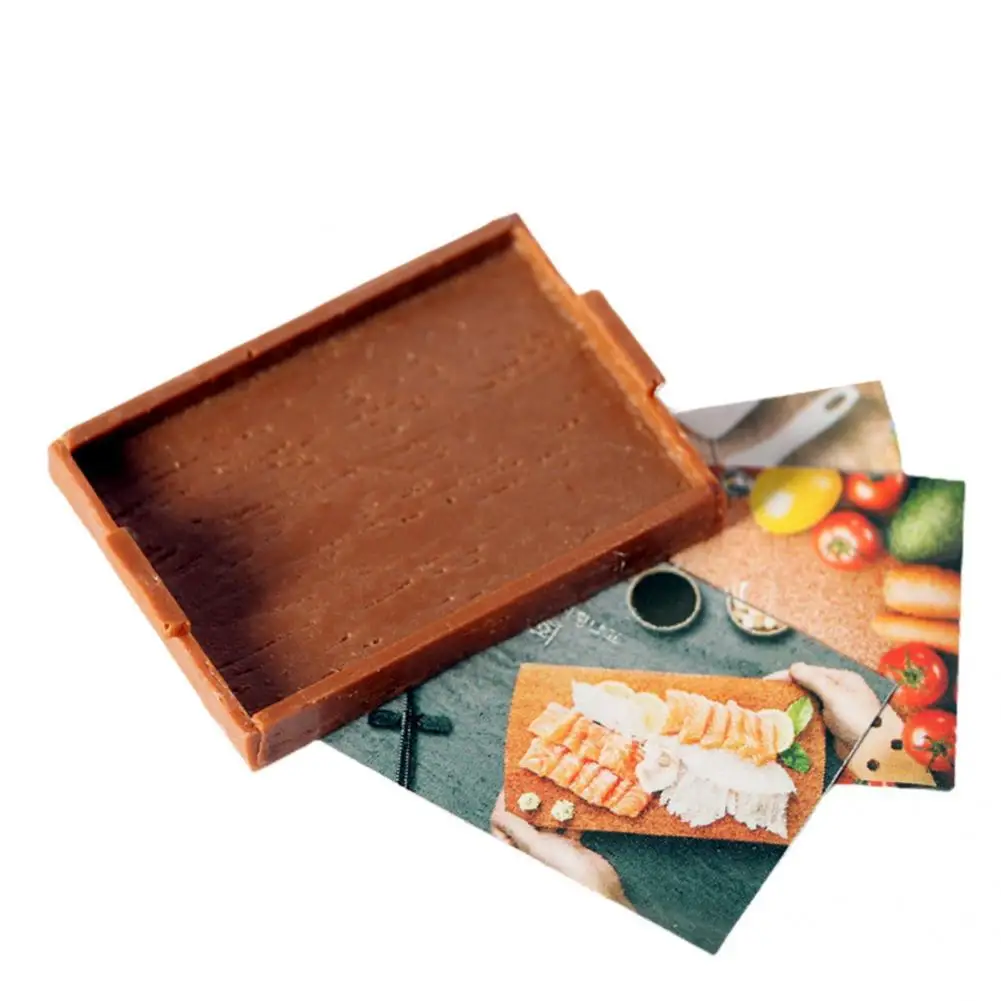 

Прекрасная тарелка для кукольного домика с забавным рисунком, тарелка для обслуживания кукольного домика, мини-тарелка для кукольного домика