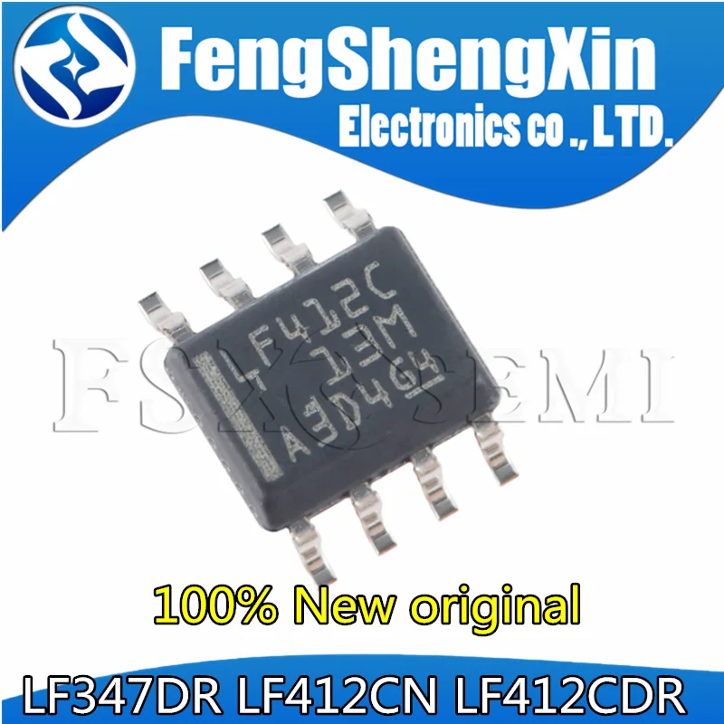 

10 шт. LF347DR LF347 SOP-14 LF412CN DIP8 LF412CDR LF412C SOP8 чип операционного усилителя IC