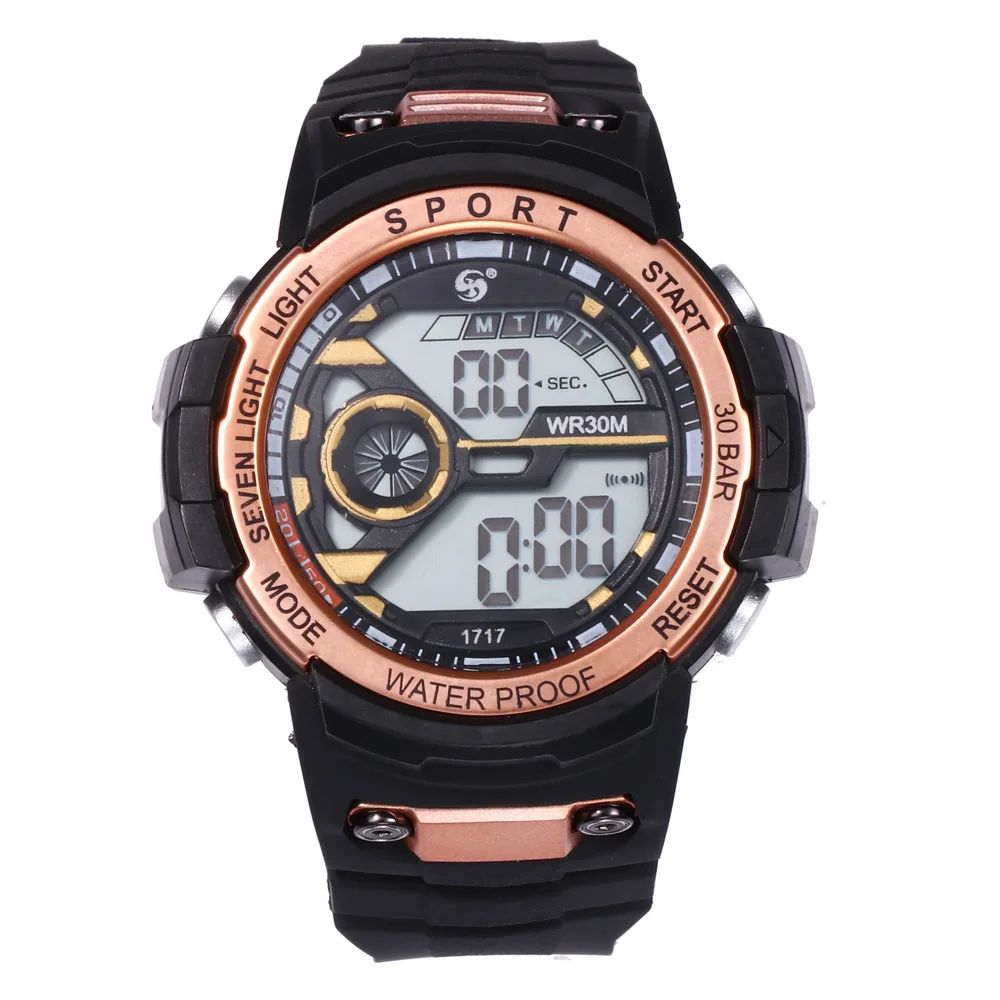 Multifunctional sports student fashion electronic watch