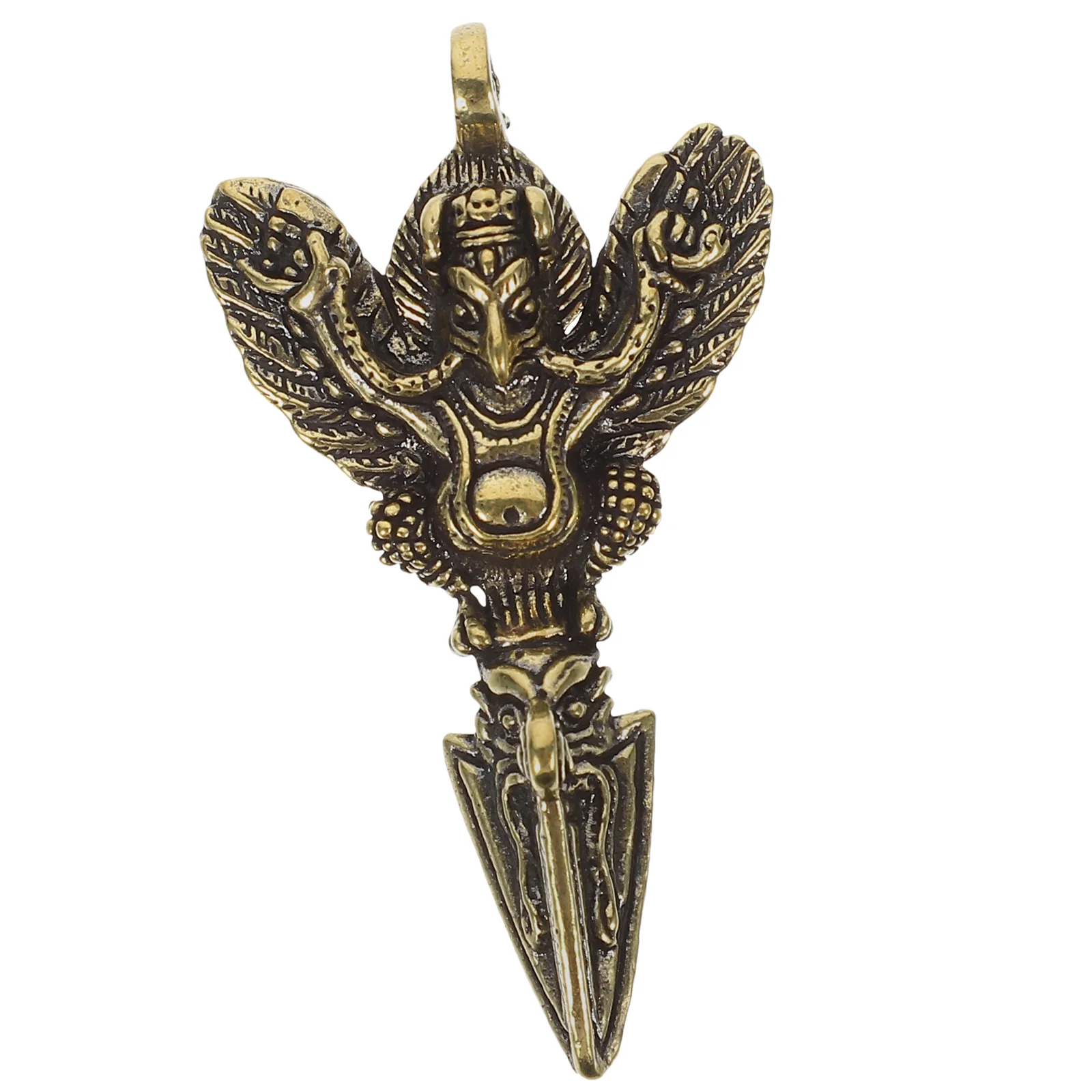 

Demon Pestle Buckle Hanging Vajra Pendant Keychain Craft Crafts Decorative Brass Adorns Mini Pendants