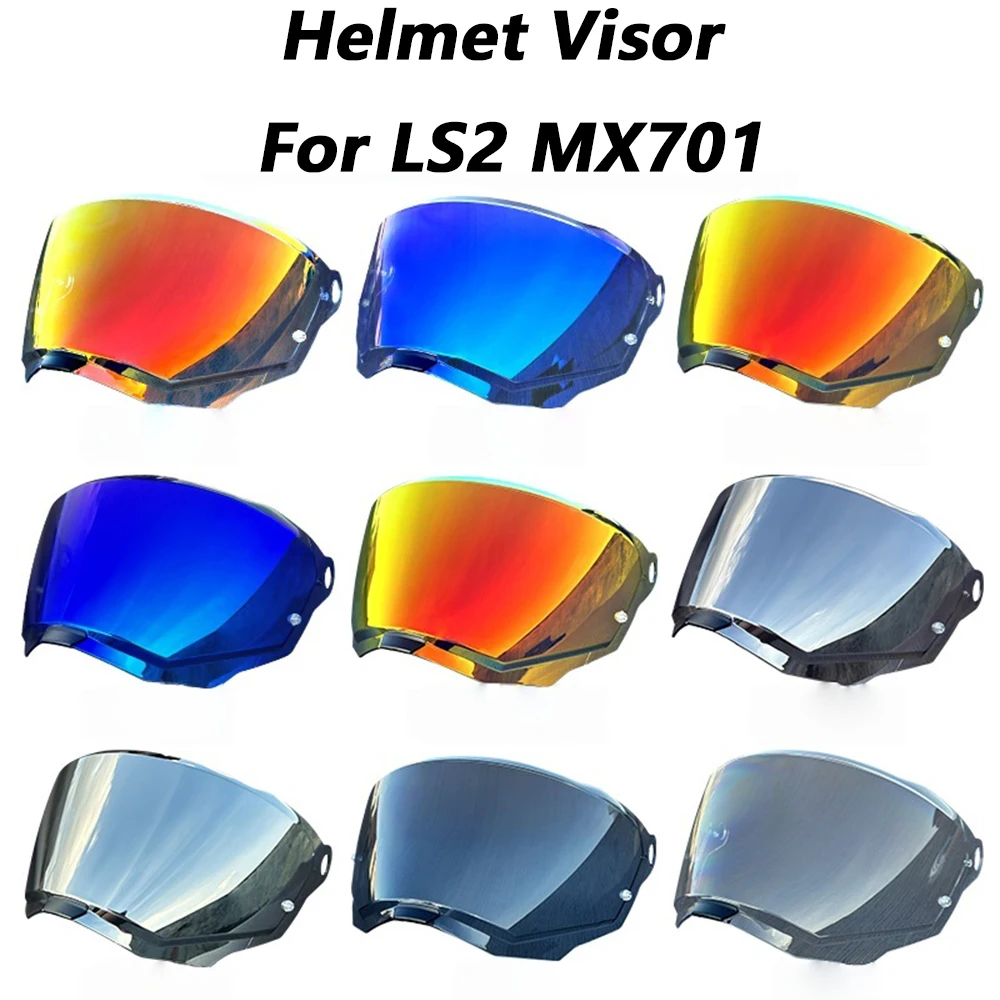 Фото Подходит для LS2 MX701, козырек для шлема, мотоциклетный анфас, щиток для шлема, сменная линза №1
