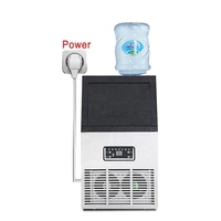 110v commercial stainless steel portable automatic ice maker for home supermarkets cafes