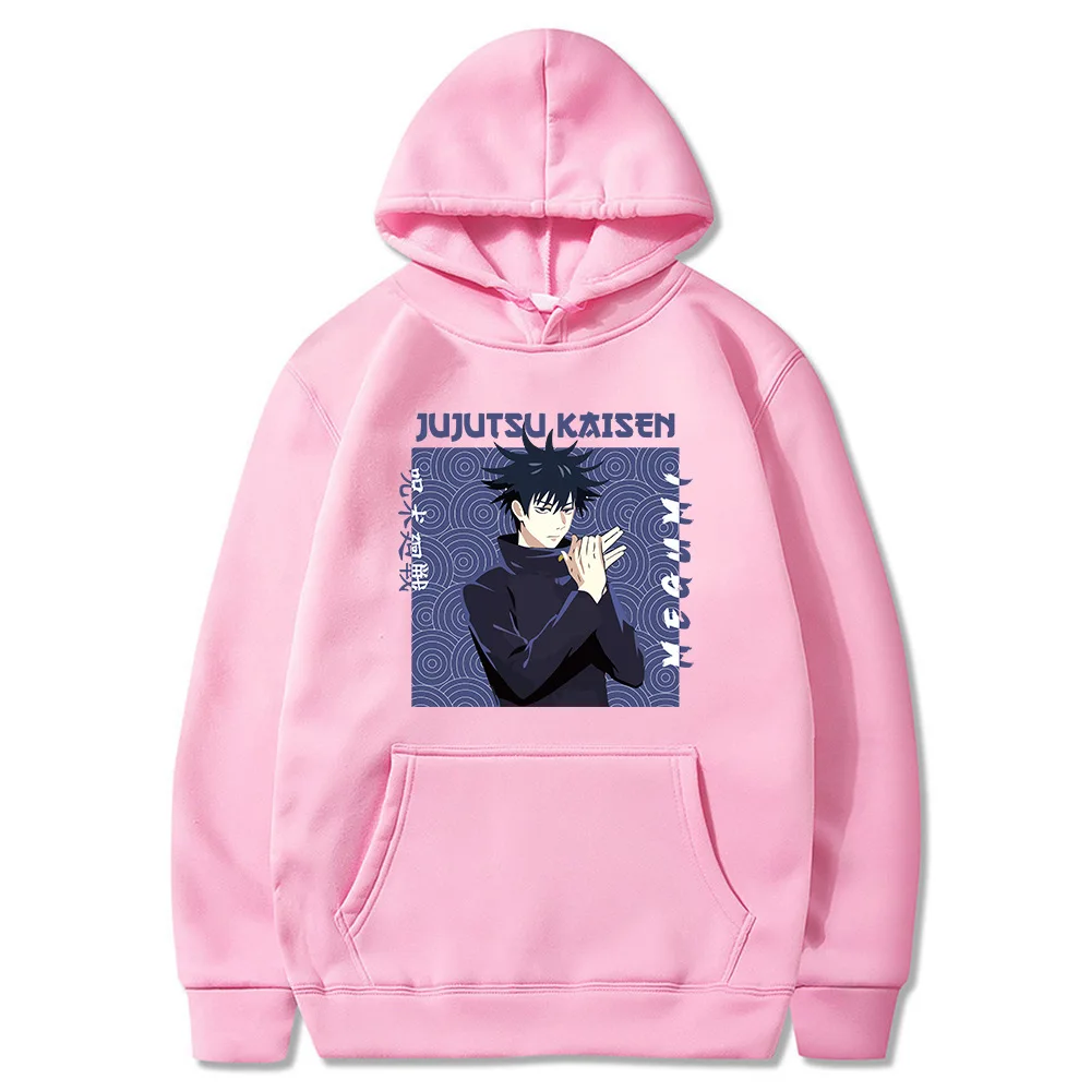 

Jujutsu Kaisen Printed Hoodie with Hoodie Casual for Men Women Sweatshirt Harajuku Streetwear Stranger Things Anime Clothes