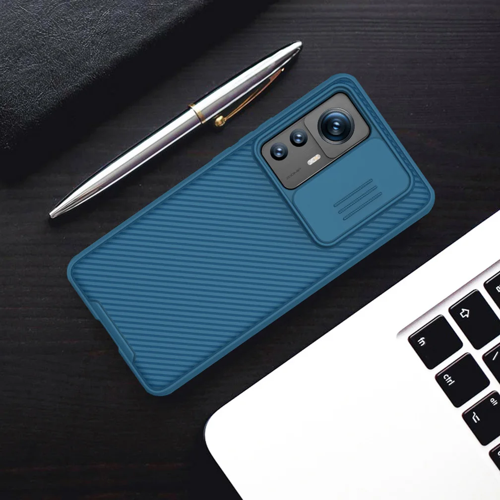 For Xiaomi 12T Pro Case NILLKIN CamShield Pro Slide Camera Case Frosted Shield Back Shell For Xiaomi 12T /Mi 12T Pro Lens Cover