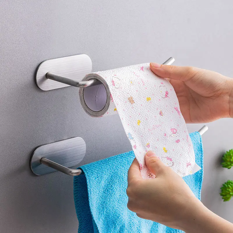 

Non-porous Tissue Holder Stainless Steel Kitchen Roll Holder Cabinet Tissue Holder Bathroom Tissue Holder