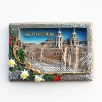 palestine tourism souvenirs fridge magnets bethlehem manger square travelling fridge stickers home decor wedding gifts