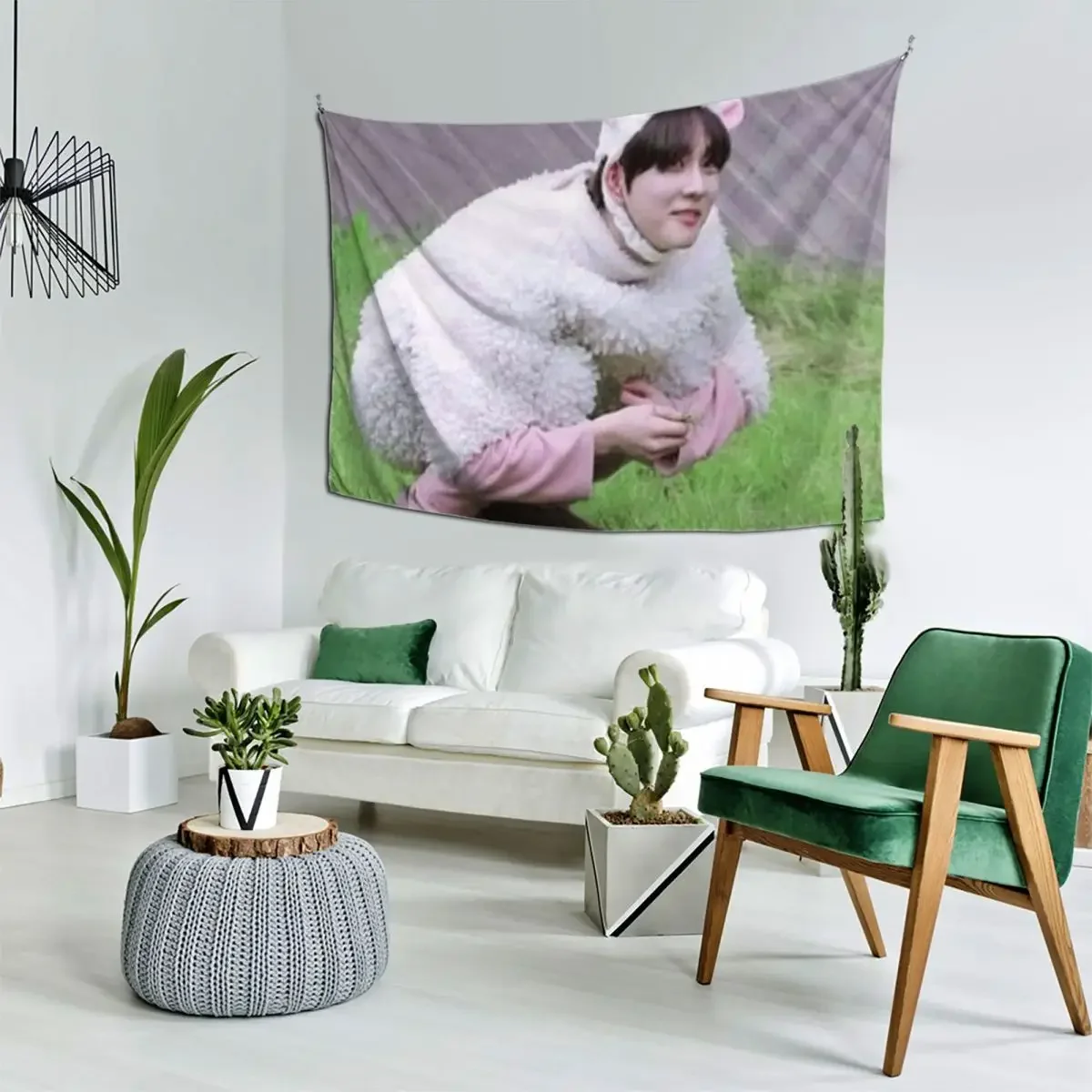 Гобелен с овцами декоративные картины украшение для дома эстетические украшения