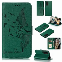cute feather pattern holster for samsung galaxy s20 ultra s10e s10 s9 plus a01 a10 a11 a20 a20e a30 a40 a41 a50 a51 a70 a71 d13g
