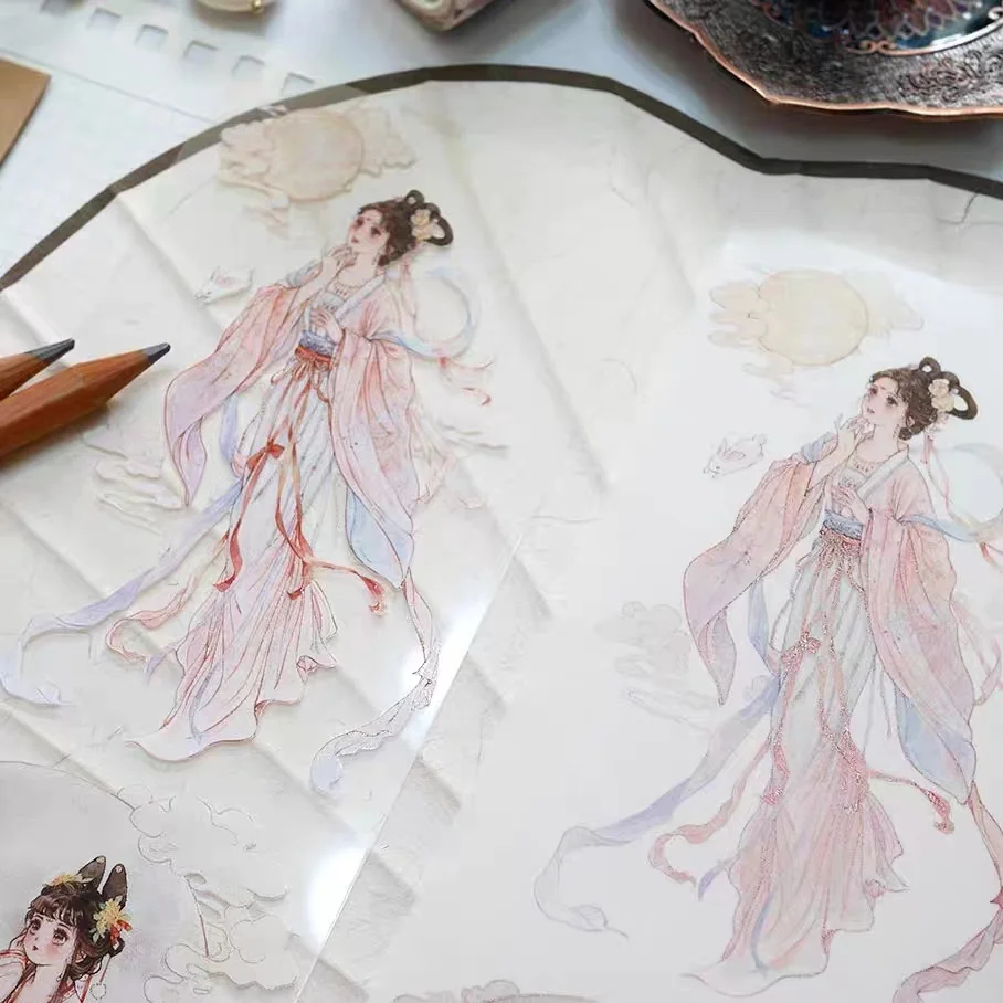 5 метров Луна красивая девочка Васи ПЭТ лента Китайская древняя сказка |