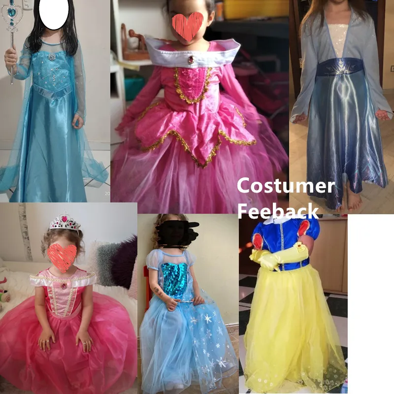 Fancy Beauty Princess Dress up Party Costume Long Sleeve 4 Layers Cosplay Halloween Birthday Gift | Детская одежда и обувь