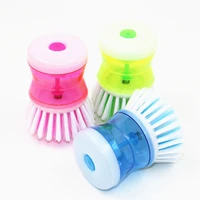 hydraulic plastic washing brush pot multicolor kitchen gadgets wash tool pan dish bowl palm brush scrubber cleaning