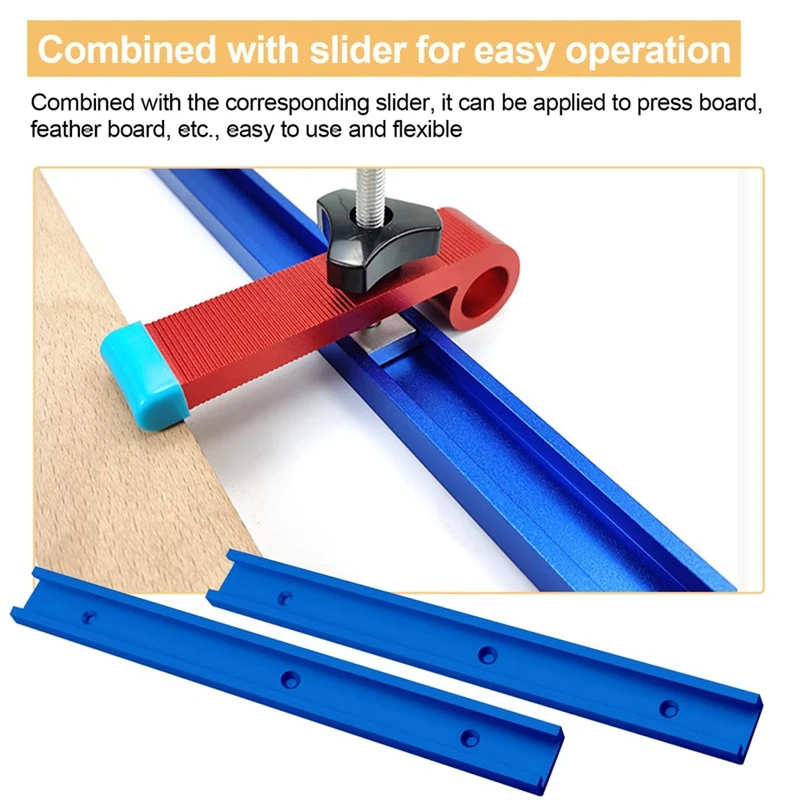 Зажимные направляющие LICG 2T из алюминиевого сплава набор направляющих Mitrerail с