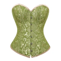 waist trainer sexy corset with clasp vintage style overbust corsets and bustiers floral lace up corset top lingerie