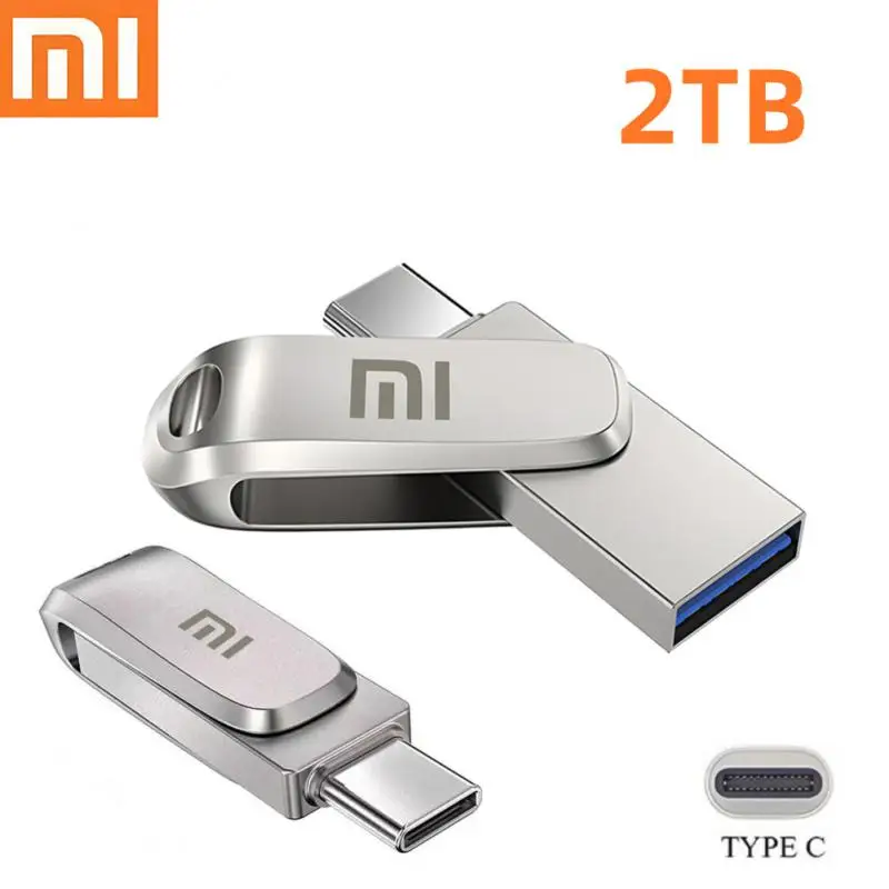 

Xiaomi U Disk 2TB 1TB 256GB USB 3.1 Type-C Interface Flash Drive Mobile Phone Computer Mutual Transmission Portable USB Memory