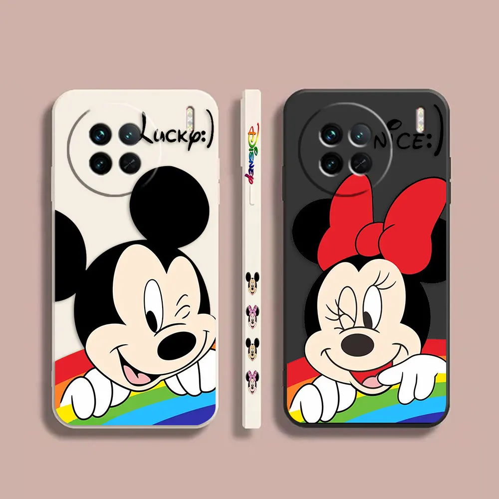 

Case For VIVO X21I X21S X23 X27 X30 X50 X60 X70 PRO PLUS Colour Simple Liquid Silicone Case D-Disney Mickey Mickey Mouse