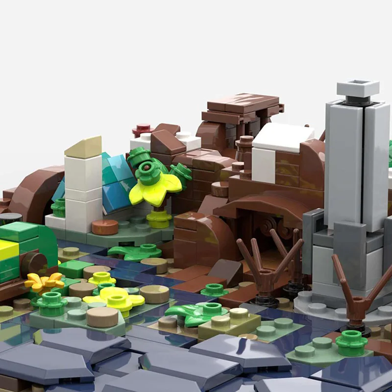 794 шт. MOC Властелин колец карта Ближней Земли модель строительные блоки сделай сам