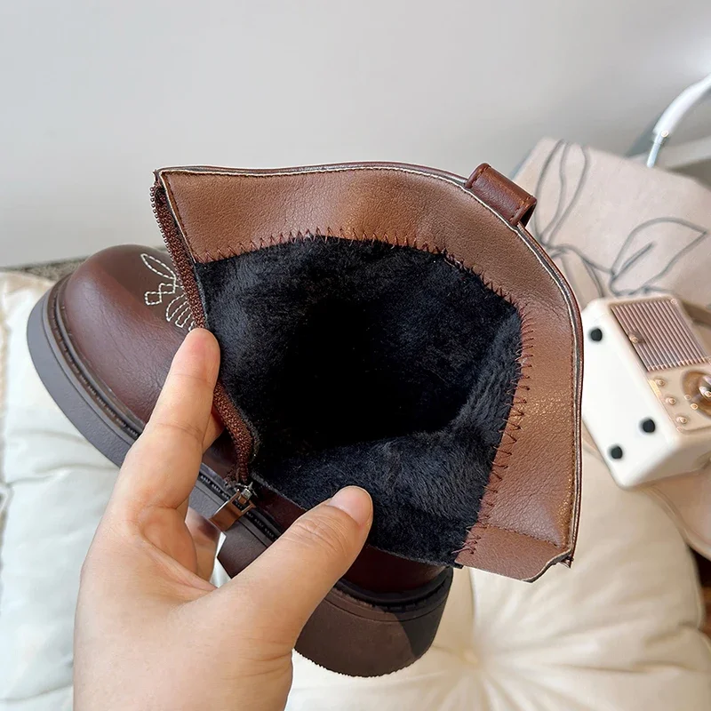 Детские осенние новые ковбойские сапоги в стиле вестерн стильные повседневные