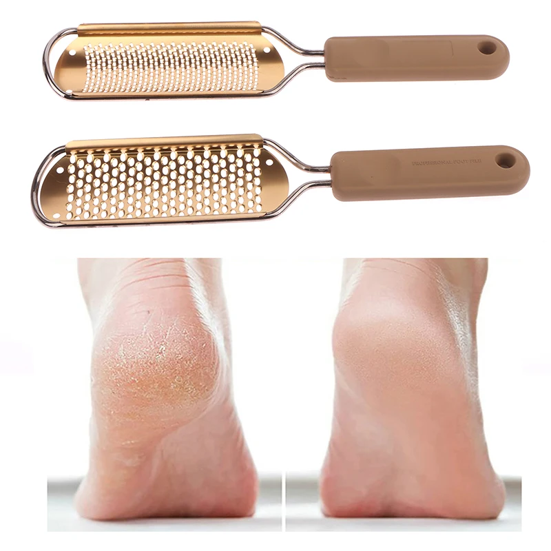 

304 Stainless Foot File Callus Remover Tool for Dead Skin Removal Home Pedicure Tools Foot Rasp Smooth Soft Feet Grater Scraper