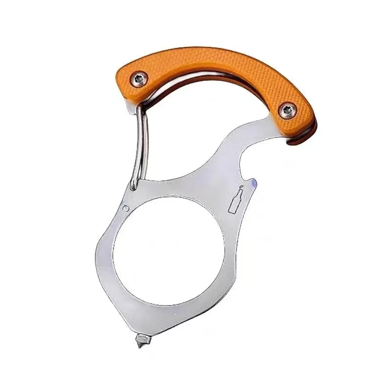 

Brass finger joint Bottle opener outdoor equipment EDC multi-function equipment