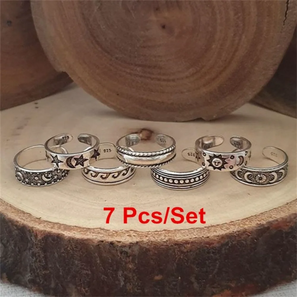 

Delysia King Waves Sun Moon Open Footrome Set Vintage Silver Woman