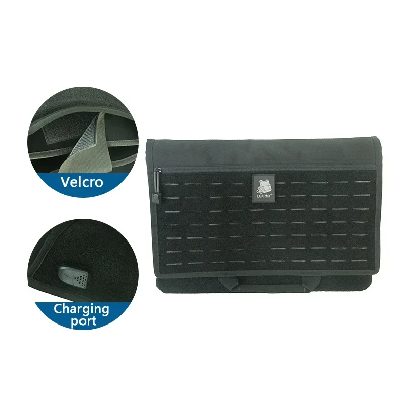 Тактический портфель для 15-дюймового ноутбука iPad мужская сумка-мессенджер через