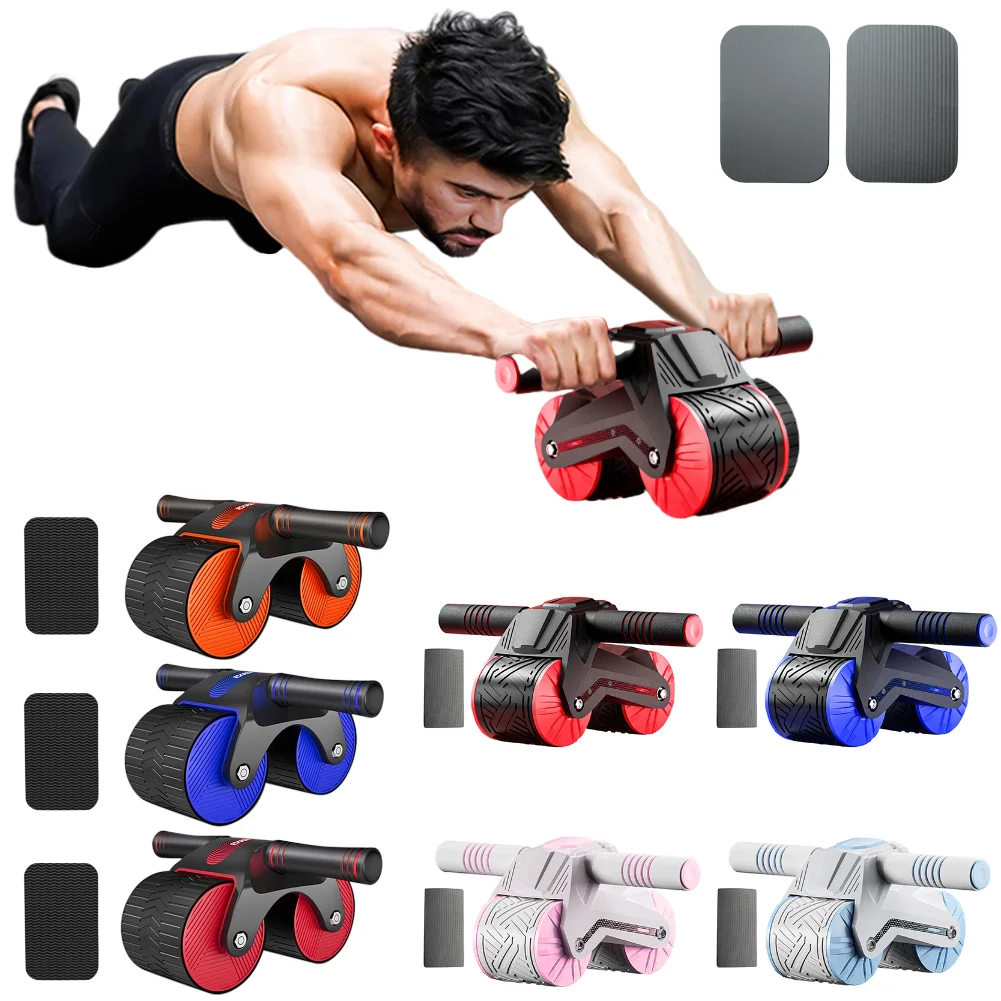 

Men Stretch Abdominal Ab Bodybuilding Automatic Wheel Abdominal Rebound Equipment Roller Wheel Muscle For Roller Roller Wheel