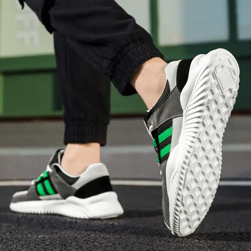 

Tourism Men's Running Sport Shoes Platform Running Shoes Men Race Men's Sports Boots Black Shiny Summer Men's Sneakers Tennis