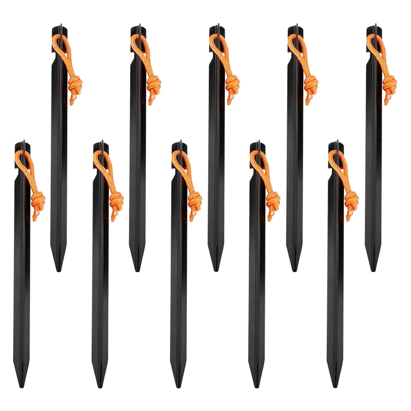 

10Pcs Outdoors Tent Pegs Tent Stakes Tent Poles Ground Stakes Tent Camping Tent Stakes Garden Stakes Ground Pegs