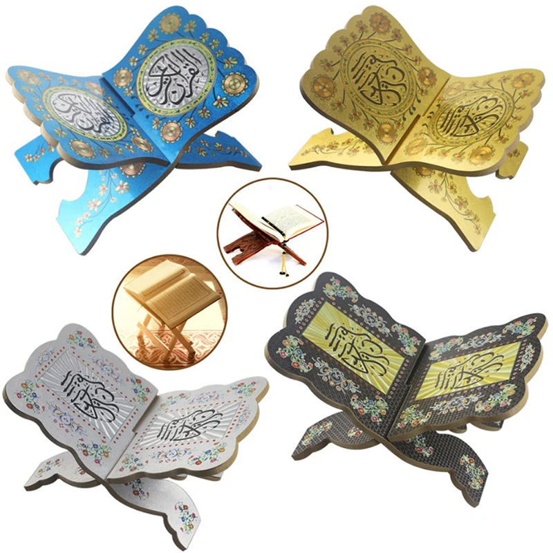 

Хит продаж, деревянная подставка для книг Eid Al-Fitr, исламский Декор для дома Rehal, Библия, рамка, Kuran Quran, Koran, святая Подставка для книг