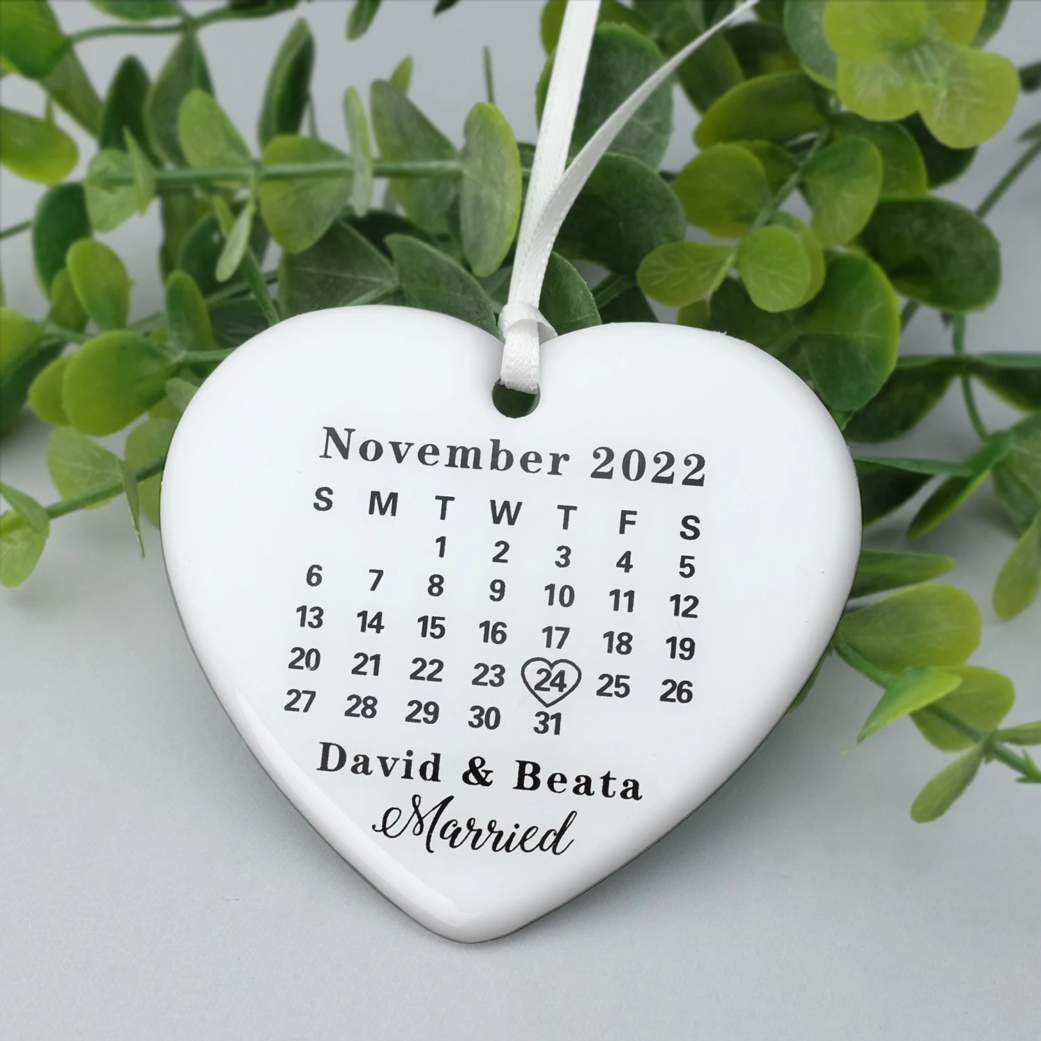 Свадебное украшение на заказ персонализированное сохраните дату женское