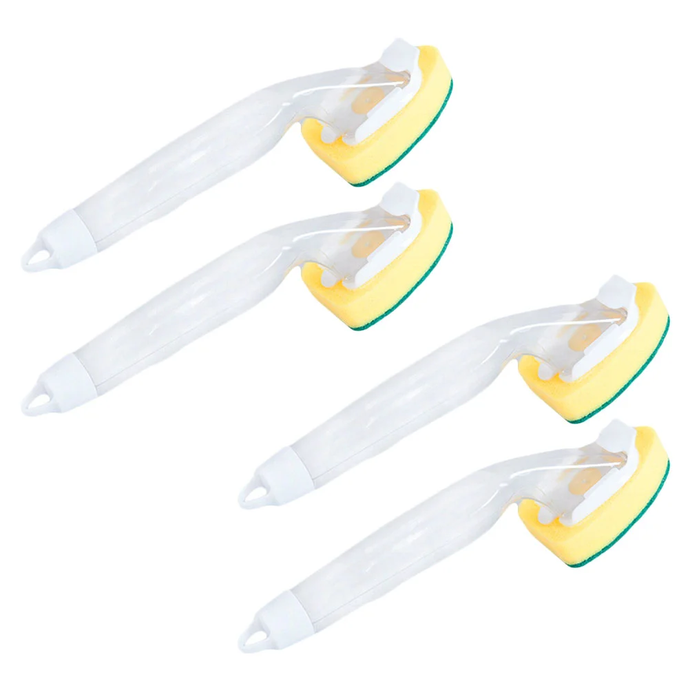 

4pcs Detachable Handle Cleaning Brushes Pan Cleaning Brushes Kitchen Tools