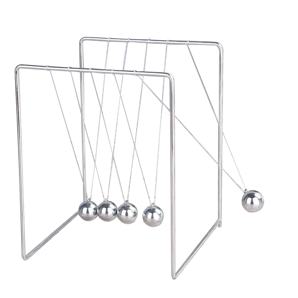 

Newtons Pendulum Balls Cradle Swinging Balls Physics Science Toys for Home Office Desk Size