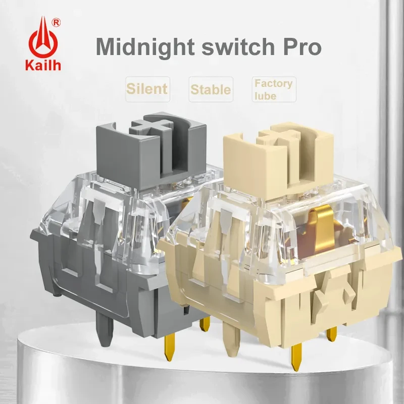 Kailh MX бесшумный механический переключатель клавиатуры 5Pin SMD линейный/сенсорный