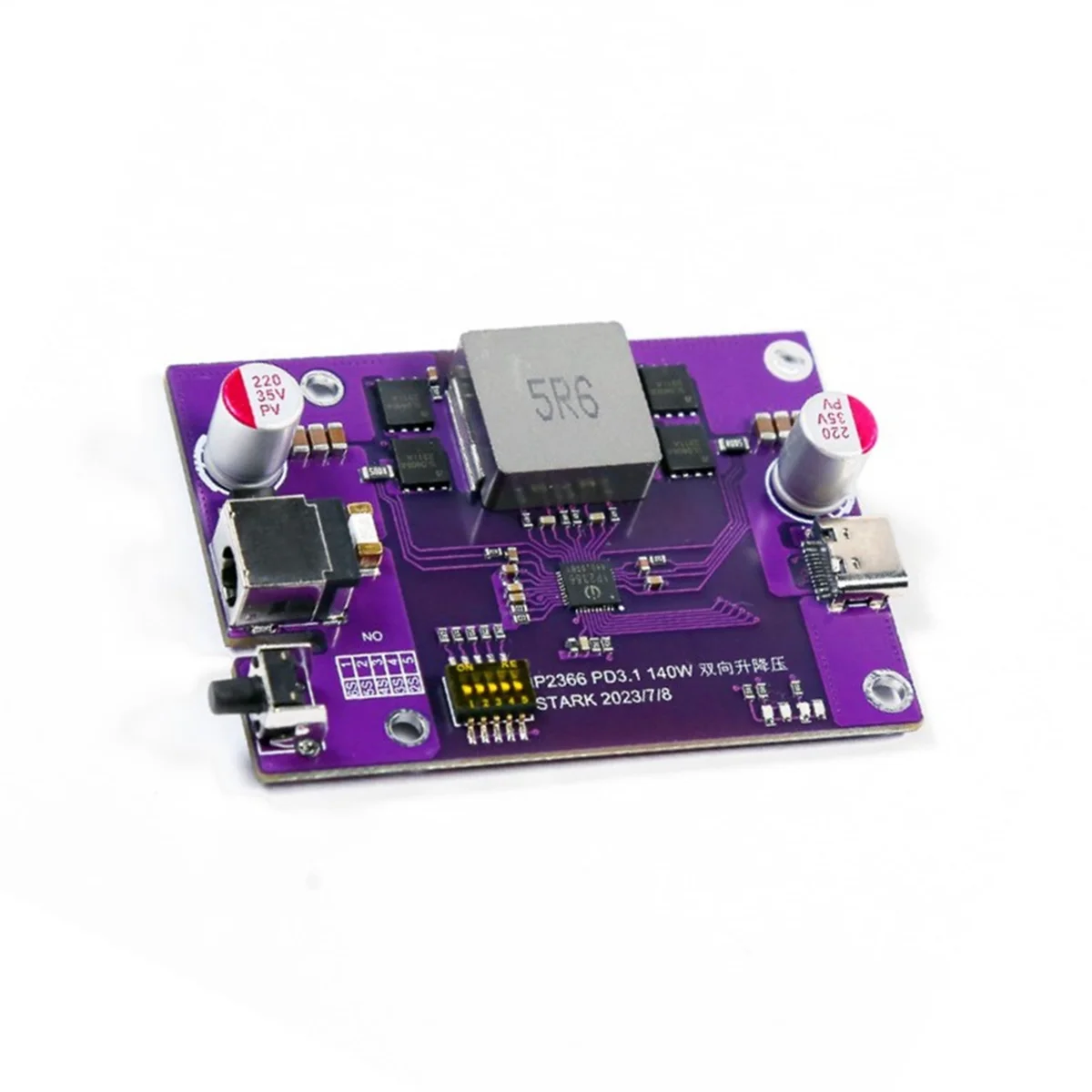 PD3.1 140 Вт Power Bank DIY модуль 2S/3S/4S/5S/6S переключаемый IP2366 двунаправленный быстрой