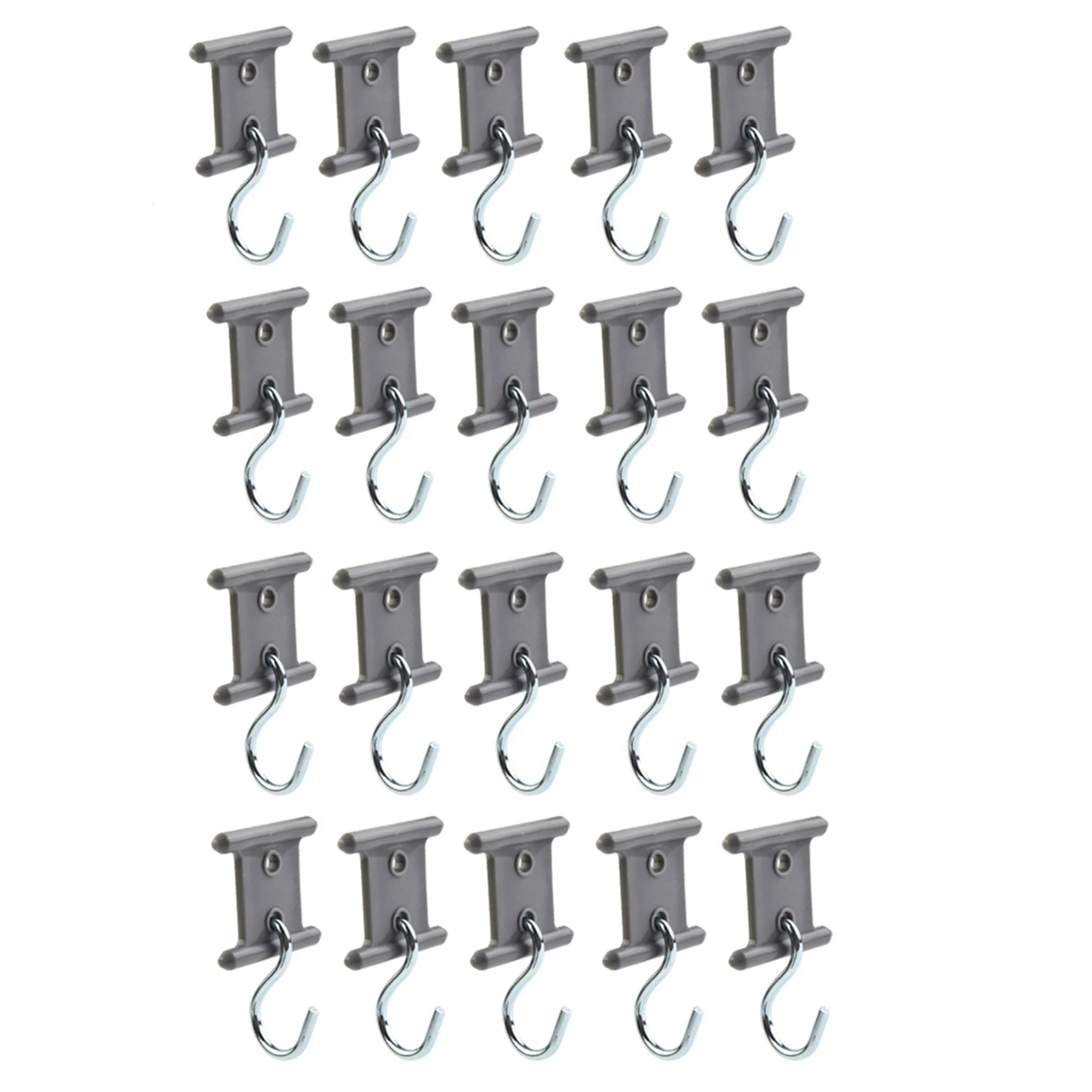

20PC Camping Awning Hook RV Awning Hangers Hooks RV Party Light Hangers for Christmas Party Caravan Travel Trailer Grey