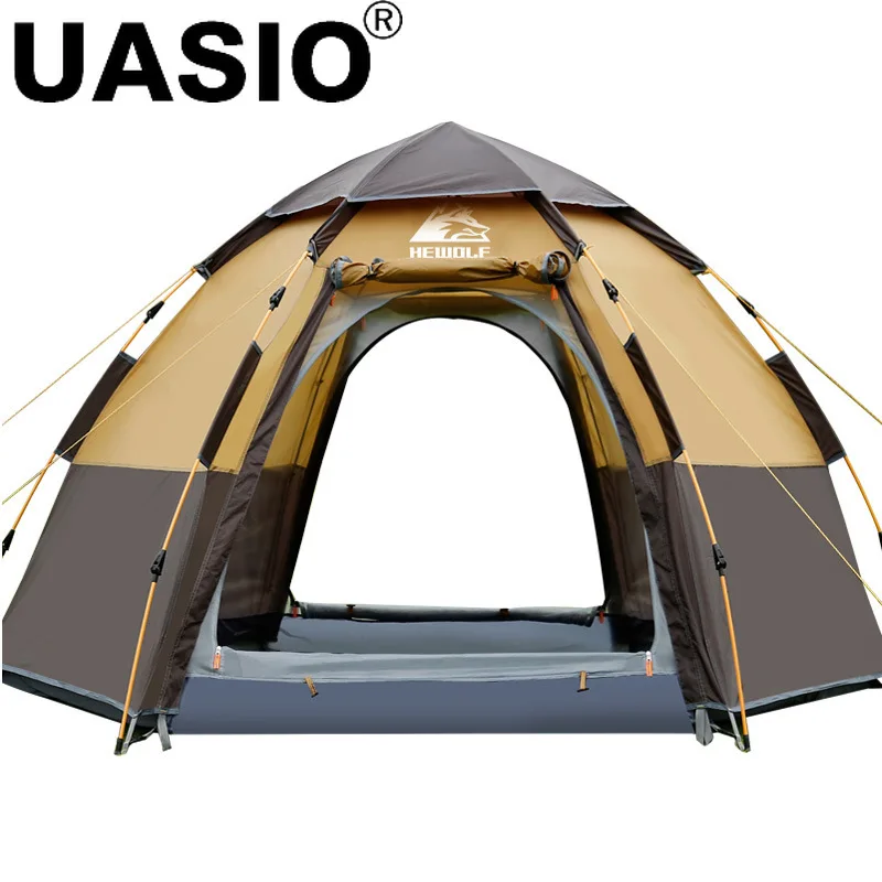 3-8 Person Double Layer Large Camping Family Outdoor Recreat
