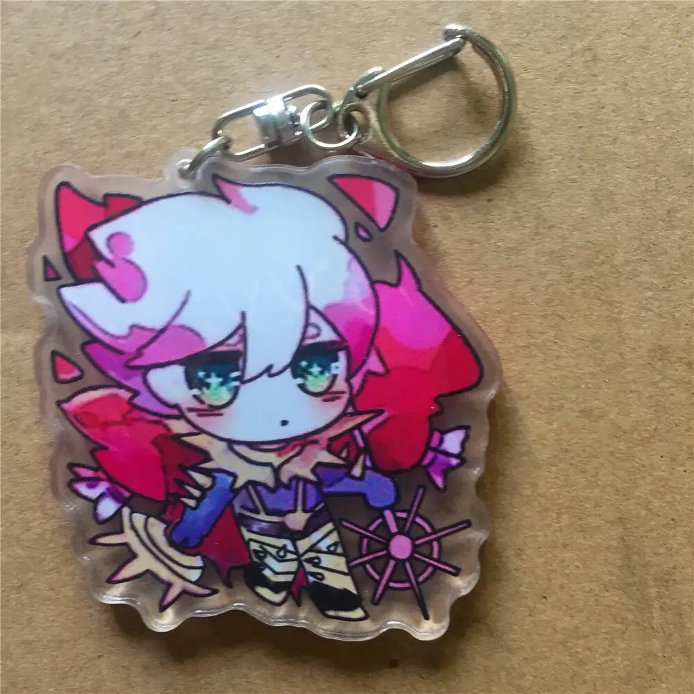 anime Fate  Merlin Romani Acrylic Keychain Keyring Strap Double Sided 6cm images - 6