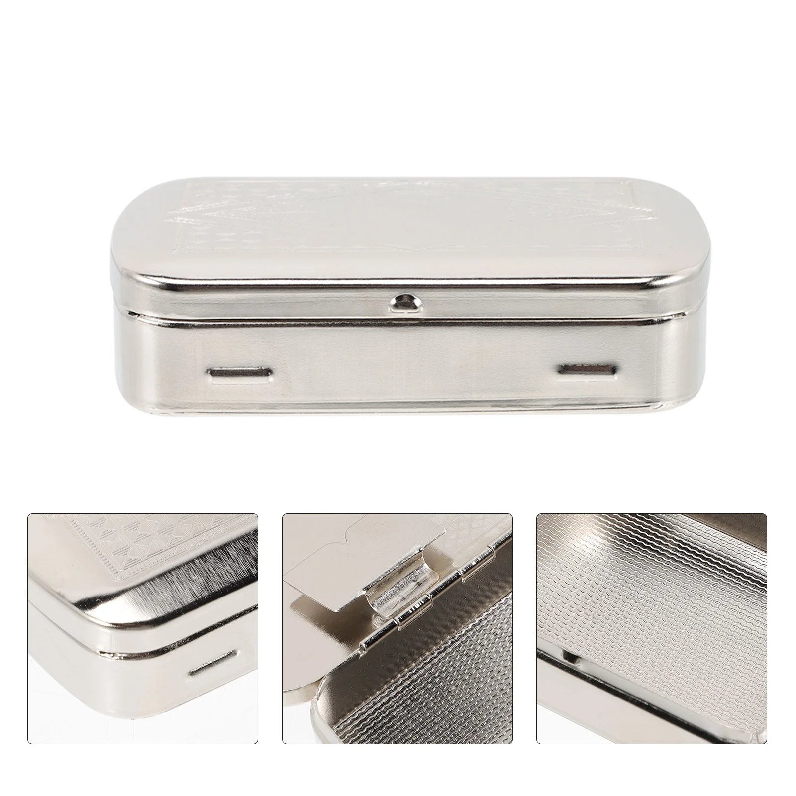 

Case Box Cigar Portable Storage Metaltravel Humidor Holder Men Sealing Organizer Convenient Jewelry Carrying Vintage