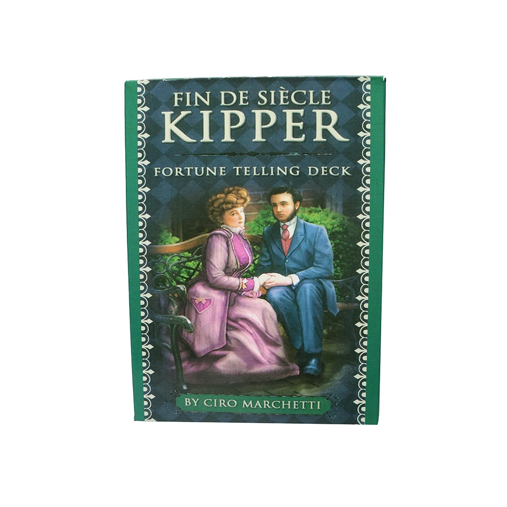 

2022 New Fin De Siecle Kipper Fortune Telling Deck 39 Cards Oracle Cards for Beginners Board Game Tarot Deck with PDF Guidebook