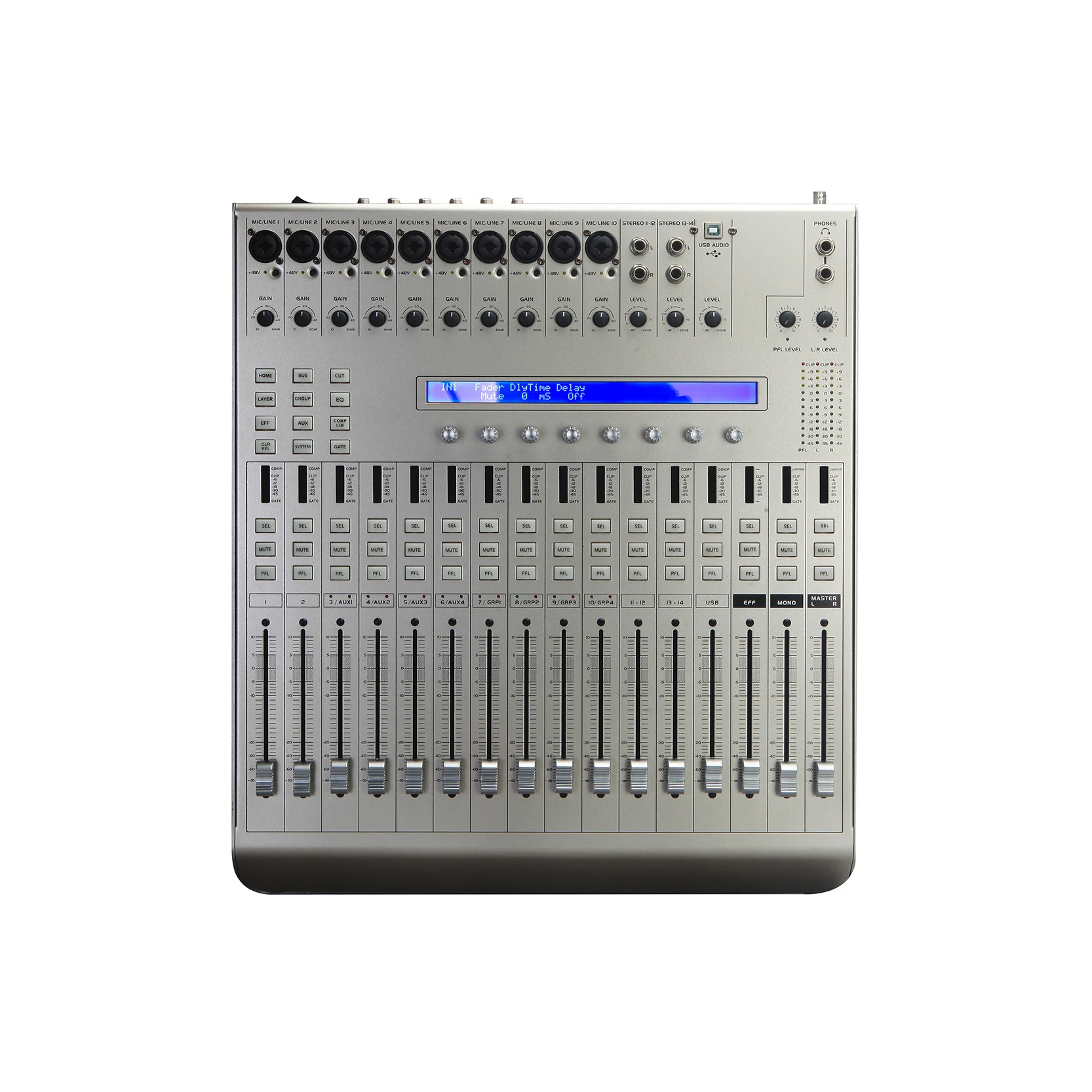 

Professional Audio 12 Channel Digital Mixing Console with Effector/ USB Sound Card/ High-end Microphone Amplifier