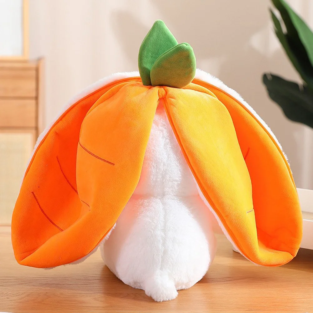 

Plush Toy Bunny Rabbit For Girls Dolls Hiding Carrot Stuffed Animal Animals Toys Kids Zipper
