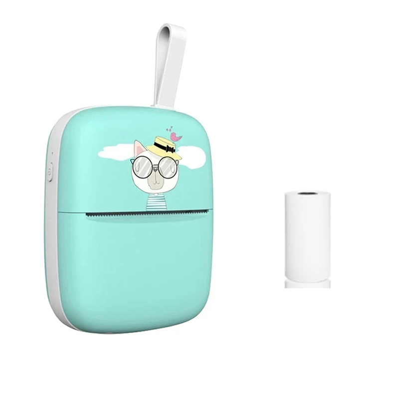 Портативный мини-принтер для Термальной Печати Этикеток Карманный принтер