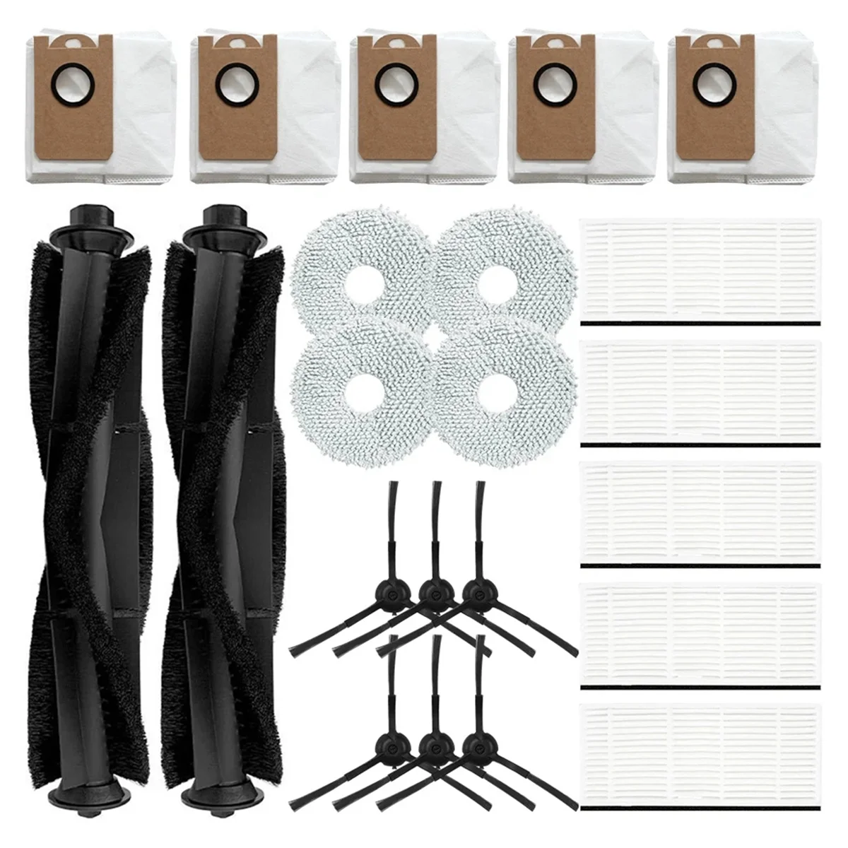 Сменные детали для робота-пылесоса Proscenic M9 основная боковая щетка фильтр НЕРА