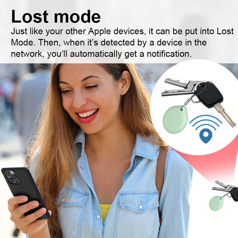 Мини GPS-трекер для iOS Find My App Smart Tag Key Finder Airttag Locator домашнего животного