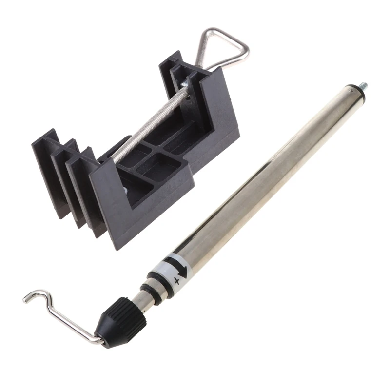 

Clamp-on Shaft Rotary Grinder Drill Bracket Stand Holder Hanger With Deck